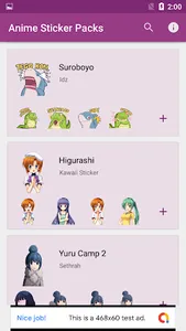 Anime Sticker screenshot 2
