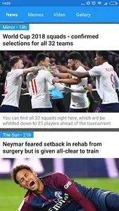 Football Soccer News screenshot 0