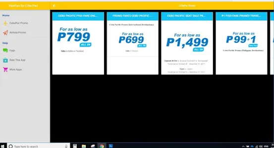 Piso Fare App for CebuPac screenshot 12