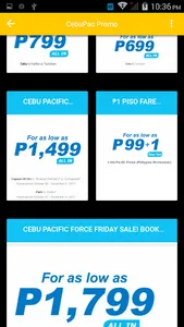 Piso Fare App for CebuPac screenshot 6
