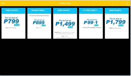 Piso Fare App for CebuPac screenshot 9