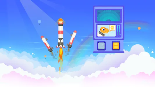 Dinosaur Rocket:Games for kids screenshot 10