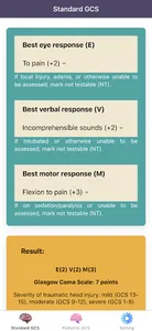 Glasgow Coma Scale (GCS) Score screenshot 0