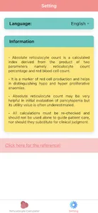 Absolute Reticulocyte Count screenshot 1