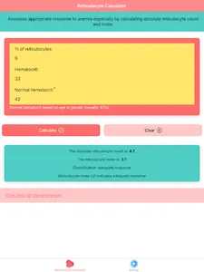 Absolute Reticulocyte Count screenshot 2