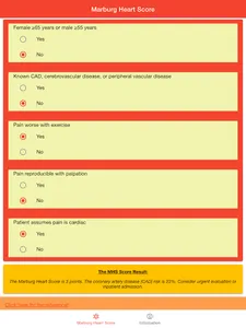 Marburg Cardiology Score screenshot 5