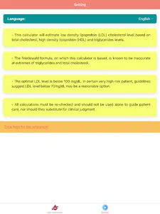 LDL Cholesterol Calculator screenshot 3