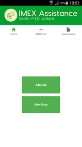 IMEX Assistance Simplified Adm screenshot 0