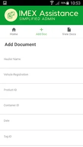 IMEX Assistance Simplified Adm screenshot 1