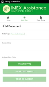 IMEX Assistance Simplified Adm screenshot 2