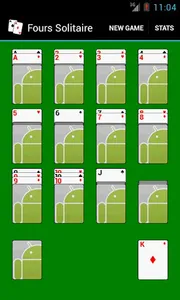 Fours Solitaire screenshot 1