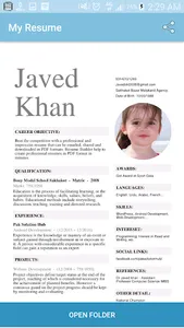 My Resume - Best CV Builder screenshot 4
