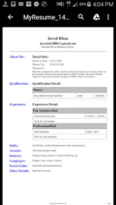 My Resume - Best CV Builder screenshot 5