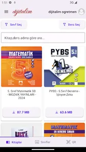 Dijitalim Öğretmen + Kütüphane screenshot 1