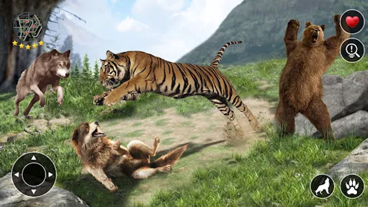 Wild Animal Wolf Game screenshot 0