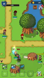 The Walking Hero -Idle RPG MMO screenshot 0