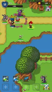 The Walking Hero -Idle RPG MMO screenshot 1