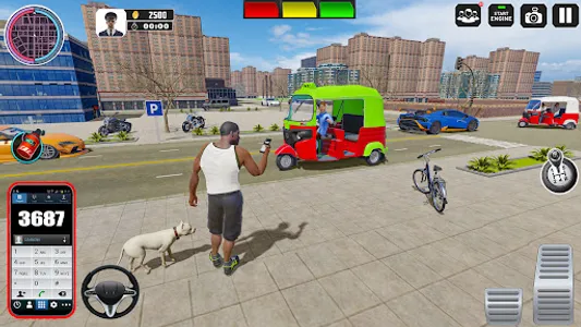 Auto Rickshaw 3D: Tuk Tuk Game screenshot 16