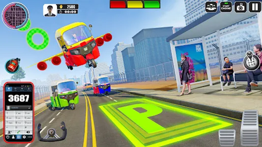 Auto Rickshaw 3D: Tuk Tuk Game screenshot 21