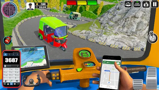 Auto Rickshaw 3D: Tuk Tuk Game screenshot 3