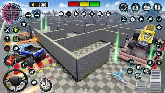 Monster Truck Maze Puzzle Game screenshot 2