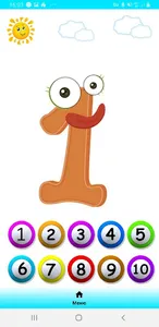 Учим цифры и стихи screenshot 1