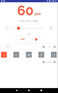 Metronome screenshot 2