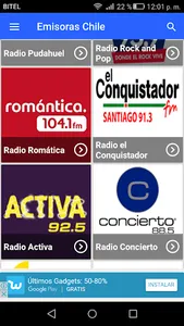 Radio Emisoras Chile screenshot 4