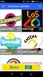 Radio Emisoras Colombia screenshot 0