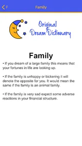 Original Dream Dictionary screenshot 3