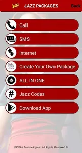 SIM Packages Pakistan screenshot 1