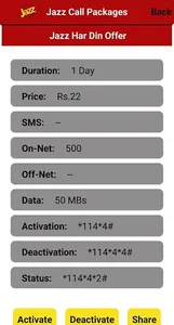 SIM Packages Pakistan screenshot 3
