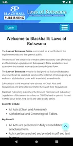 Laws of Botswana screenshot 1