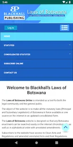 Laws of Botswana screenshot 2