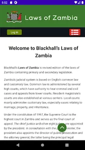 Laws of Zambia screenshot 1