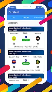Live Pro kabaddi Match and Dp  screenshot 3