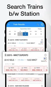Indian Railway Timetable Live screenshot 2