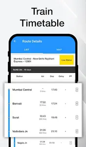 Indian Railway Timetable Live screenshot 3