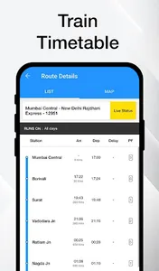 Indian Railway Timetable Live screenshot 9