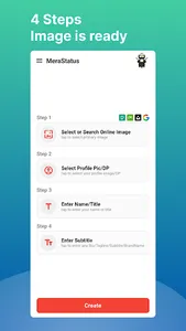 MeraStatus Name & Profile Card screenshot 1