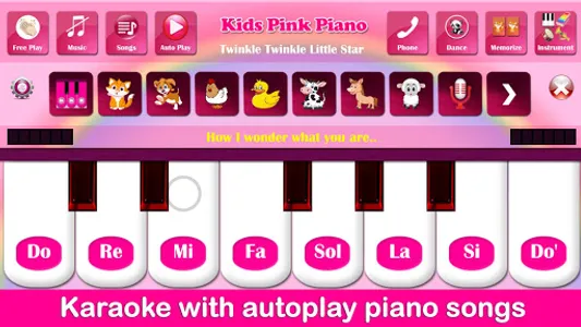 Kids Pink Piano Music & Songs screenshot 13