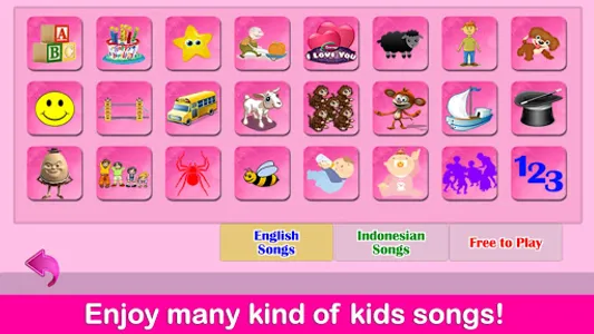 Kids Pink Piano Music & Songs screenshot 4