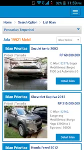 Mobil Bekas Indonesia screenshot 2