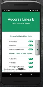 Línea E Córdoba - Autobús AUCO screenshot 0