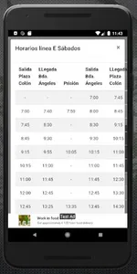 Línea E Córdoba - Autobús AUCO screenshot 2
