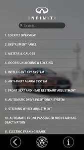 INFINITI Driver's Guide screenshot 5