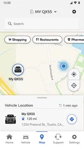 MyINFINITI App screenshot 2