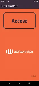 Info Bet Warrior screenshot 0