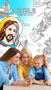 Bible Coloring Book by Number screenshot 0