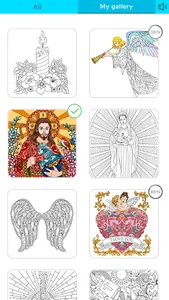 Bible Coloring Book by Number screenshot 2